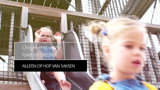 Luxe vakantiepark voor gezin in schoolvakantie 2019  Hof van Saksen Drenthe Nederland [upl. by Ahtikal579]