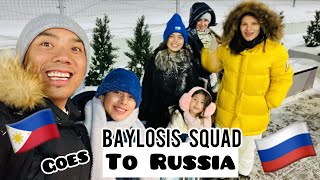 Filipino Russian Family Goes to RUSSIA in WINTER [upl. by Eneleh91]