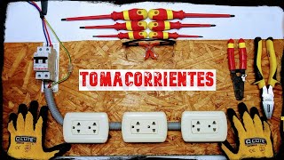 Como Instalar 123 o mas Tomacorrientes en una Habitación  Bien Explicado [upl. by Mozelle651]