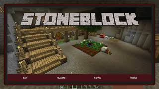 StoneblockEpisode 2 Cobble gen shenanigans [upl. by Tabor]