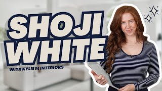 Sherwin Williams Shoji White Paint Color Review [upl. by Goodrow]