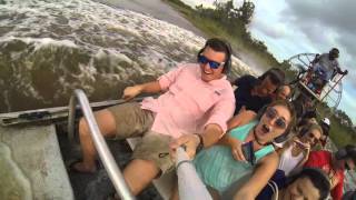 Everglades Airboat Ride  GoPro [upl. by Elleinahc863]