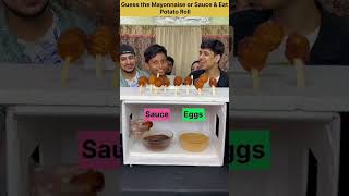 Guess the mayonnaise or sauce eat Challenge funny challenges funchallenge challengecomplete [upl. by Tombaugh]