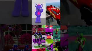 LIGHTNING MCQUEEN SPIDER PINKFONG SPIDERMAN IRONMAN CATNAP COFFIN DANCE SONG COVER 1411 shorts [upl. by Sedicla309]