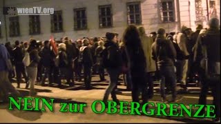 NEIN zur ‪‎Obergrenze‬  Demo gegen die Verschärfung der Asylgesetze in Wien [upl. by Anahs]