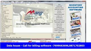 Marg Jewellery software full demo 79996636968871702803 [upl. by Anos80]