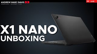 ThinkPad X1 Nano Gen 3 2023  Live Unboxing [upl. by Hallock]