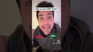 Jets vs Bills MNF PICK NFL Week 6 Jets Bills MNF nflpicks bets [upl. by Brena]