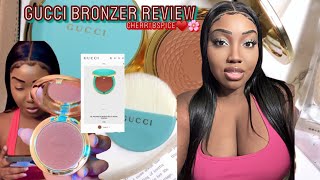 Gucci Bronzer Review and Tutorial CherryBspice [upl. by Aicital]