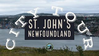 St Johns City Tour and History  Newfoundland  Canada [upl. by Rourke748]