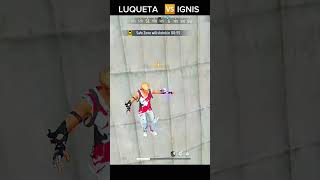 IGNIS🆚 LUQUETA CHARACTER ABILITY PARTH GAMING freefire [upl. by Kcirdehs]