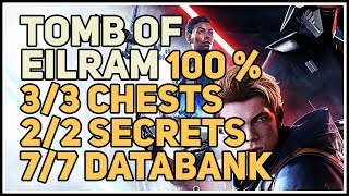 Zeffo Tomb of Eilram 100 Explored Chests Secrets and Echo Databank Star Wars [upl. by Francie]