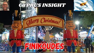 Unveiling the Captivating Christmas Lights of Finikoudes Larnaca [upl. by O'Neil]