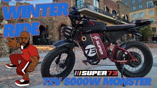 72volts 5000w winter ride out [upl. by Enale]