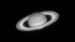 Saturn with a Mewlon 300 from my balcony in Paris [upl. by Adnilemre]