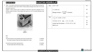 Kelantan Sukatan Membulat Peperiksaan Percubaan SPM 2023 Negeri Matematik Tambahan kertas 2 soalan 3 [upl. by Rehpotsirhc]