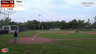 WV Little League Baseball 1012 State Tournament Jefferson vs Chapmanville 71722 [upl. by Nyvets354]