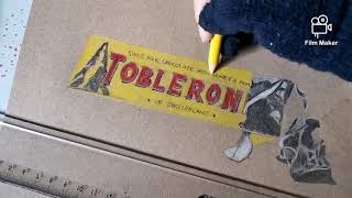 How to Draw Toblerone Chocolate Bar [upl. by Miuqaoj]