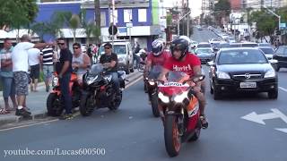 Motos esportivas acelerando em Curitiba  Parte 33 [upl. by Valerle]