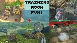 Training Room Fun  WoT Blitz [upl. by Ennaeerb]