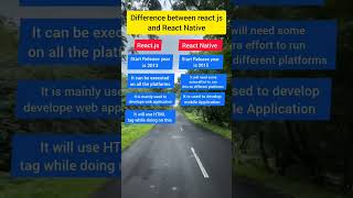 ReactJS vs React Native Whats the Difference [upl. by Acisseg]