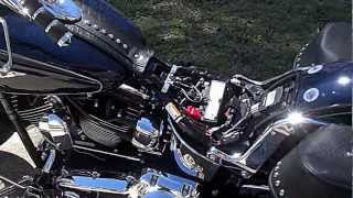 Marty cleaning his 2013 Harley Heritage Softail Classic [upl. by Wymore]