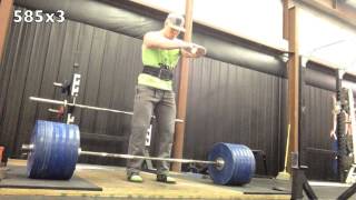 John Haack 629x2x2 Deadlift at 187lbs bodyweight [upl. by Allenrac]