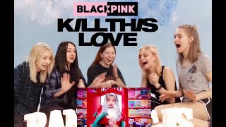 BLACKPINK  Kill This Love MV reaction by RANGERS cover dance team [upl. by Kevyn927]