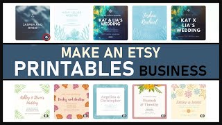 How To Upload Printables To Etsy Printables Business [upl. by Dorca]