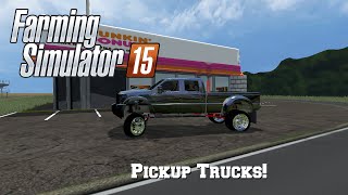 Farming Simulator 15 Mod Spotlight 91 Pickup Trucks [upl. by Teik]