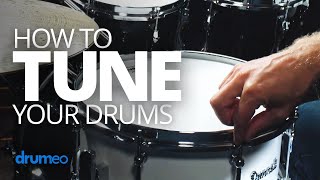 How To Tune Your Drums Jared Falk [upl. by Ayenat]