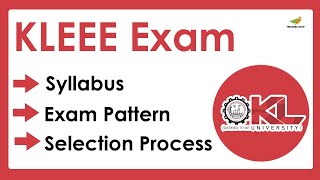 KLEEE Syllabus amp Exam Pattern 2023 [upl. by Avahc981]