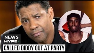 Denzel Washington Checked Diddy At Party Before Arrest quotYou Dont Respect Anyonequot  HP News [upl. by Molini134]