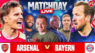 Arsenal 22 Bayern Munich  Match Day Live  Champions League [upl. by Oramug]