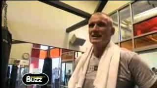 Dolph Lundgren workout interview Eurosport Buzz 2007 [upl. by Daegal]