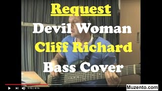 Devil Woman  Cliff Richard  Bass Cover  Request [upl. by Niroc75]