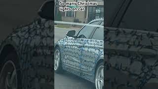 Christmas lights on the car [upl. by Adieren]