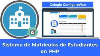 Sistema de Matrículas de Estudiantes en PHP [upl. by Rosita958]