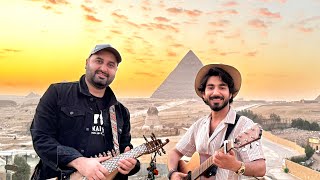 Wa Zama Da Meny Yara  Farhan Bogra x Obaid Khan  Live at The Great Pyramids of Giza Egypt [upl. by Khan165]