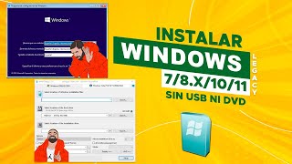 Instalar cualquier versión de Windows sin dvd ni usb modo legacy mediante WinNTSetup [upl. by Laro704]