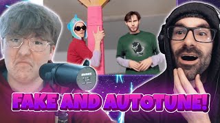 Reacting to FAKE AND AUTOTUNE  GBB24 Tag Team Wildcard with DEITYMUSIC [upl. by Emmy]