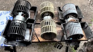 Mercedes R107 Heater Blower Motor installation  how to repair snapped studs amp cracked plastic [upl. by Cathie647]