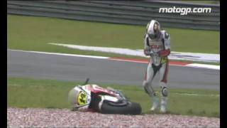 Polini Malaysian Motorcycle Grand Prix MotoGP action [upl. by Spratt752]