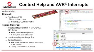 Getting Started with AVR® in MPLAB® X IDE  Context Datasheet Help amp AVR Interrupts [upl. by Rasia]