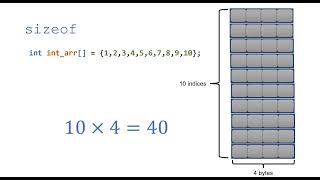 Using the C sizeof operator to get the size of variables types amp literals [upl. by Pincince323]