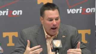 Butch Jones Press Conference 121913 [upl. by Odrude]