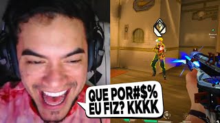 TENTE NÃO RIR com FNX JOGANDO VALORANT DEU MUITO RAGE KKKKK [upl. by Llevaj529]