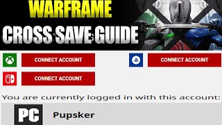 Warframe How To Link Or Merge Your Account For Cross Save Today [upl. by Akihsay]