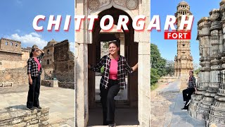 ASIAs Largest Fort  Chittorgarh Fort Rajasthan with History  Udaipur to Chittorgarh Ep 22 [upl. by Kentiga101]