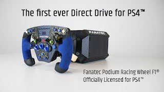 Fanatec Podium Racing Wheel F1®  Officially Licensed for PS4™ [upl. by Airotkciv]